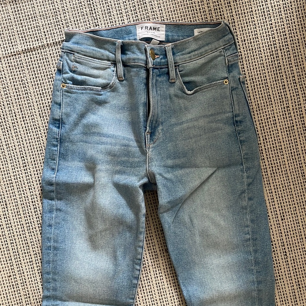 FRAME LE HIGH SKINNY CROP